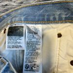 Levi's Women's Hip Rise Harper Geo Laser 501 Denim Shorts Light Wash Size 31. Photo 4