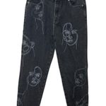 Maniere De Voir  Line Art Mom Jeans Black 10 Photo 2
