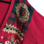 Heirloom Collectibles Christmas Sweater Bells Wreath Scottie Dog Stocking 22/24 Red Size undefined Photo 4