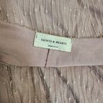 Saints and Hearts Plus Size‎ Blush Pink Crew Neck Dot Curvy Midi Dress Photo 3