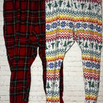 Old Navy  Women's Pajama Pants Bundle Plaid Holiday Print Christmas Lounge Sz 3X Photo 0