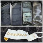 Zimmermann Illuminate Gathered Metallic Knit Flare Maxi Skirt Black Gold US 8 Photo 3