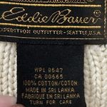 Eddie Bauer Vintage Cable Knit Cream Sweater Size Women's Size X-Large XL Photo 7