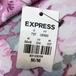 EXPRESS NWT Women’s Floral Print Magenta Eyelet Lace Hi-Low Maxi Skirt Photo 7