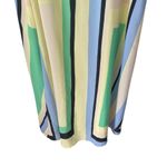 Maeve  Geometric Long Maxi Dress Yellow Green Blue size small Photo 5