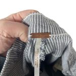 Free People  Women’s Hickory Pinstripe Straight Leg Pants Navy/White Size 30 Photo 3