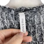 Mia & Tess Sleeveless Longline Open Hoody Cardigan Vest Sweater in Brushed Yarn Gray Size L Photo 6