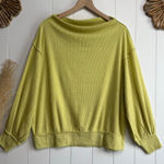 Free People  pullover knit sweater cozy casual ribbed mock neck XS Photo 0