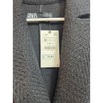 ZARA  Women's Black Tweed Sleeveless Blazer Dress Vest Double Breasted‎ Size M Photo 10