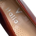 EUC V ITALIA Leather Amy Wedges Brown Size 9 Photo 3