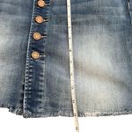 Indigo Rein  denim button skirt size 5 mini skirt Photo 3