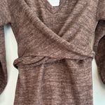 Lush Clothing NWT Lush‎ Sweater Maxi Dress in Espresso - Size M Photo 4
