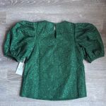 Tuckernuck NEW  HYACINTH HOUSE Green Jacquard Noelle Blouse XS Photo 6