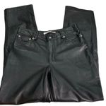Tommy Hilfiger Vintage  Leather Straight Leg Pants Size 6 Photo 2
