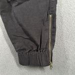 Levi's  Pants Womens L‎ Black Jogger Drawstring Elastic Waist Zipper Cuffs Casual Photo 2