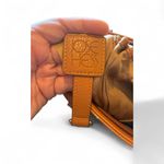 Jose Hess Brown Monogram Satchel Bag – Faux Leather Shoulder Tote 14” Photo 3