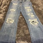 Judy Blue Euc  bootcut distressed jeans. All holes are patched Photo 1