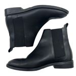 Everlane Size 7 Leather Chelsea Boots Bootie Italian Black Square Toe Women’s Photo 1