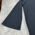 Brunello Cucinelli  Pockets Hoodie Dress Womens Large Black Long Sleeve Italian Photo 5