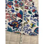 Milly  Floral Maxi Deep V Neck Sleeveless Dress Size Large Jersey Stretch Photo 6