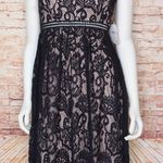 Altar'd State Altar’d State | Black Lace Overlay A-Line Midi Dress Photo 2