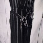 Banana Republic  Black Velvet V-Neck Sleeveless Jumpsuit NWT Photo 8