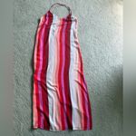 Billabong  Wanna Be Around midi beach stripped bohosummer sprint sz size medium Photo 2