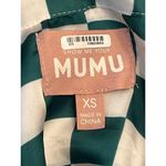 Show Me Your Mumu  Early Riser Pajama Top in Green Checker XSmall Womens Blouse Photo 7