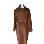 Bernardo NWT Double Breasted Wool Blend Belted Maxi Coat In Color Tobacco SZ-1X Photo 5