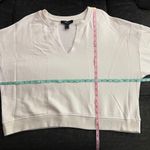 Forever 21 + Torn Collar Sweatshirt in Off White Photo 13