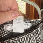 Valerie Stevens  Pure 100% Wool Black and White Houndstooth Dress Pants Size 10 Photo 2