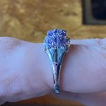 Rose de France Amethyst Sterling Silver Ring Size 9 Purple Photo 2