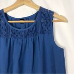 SheIn  Royal Blue Lace Trim Sleeveless Tank Top S Photo 2