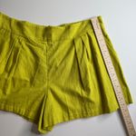 Abercrombie & Fitch NWT  Linen Blend Shorts Size XL Pleated High Rise‎ Resort Photo 8