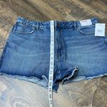 Wrangler NEW  Mid Rise Vintage Denim Jean Shorts Womens 18 Distressed 3” Cut Offs Photo 4