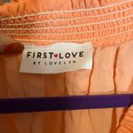 First Love Coral V-Neck Women's Top Photo 2