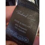 Richard Quinn Floral Print Black Midi Long Sleeve Turtleneck Velvet Designer Photo 9