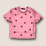 Zaful β
Pink Cherry Print Baby Tee Crop Top T-Shirt by β
Photo 0