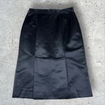 Kate Spade ‎ Black Satin Pencil Skirt Spring Island NWT Sz 8 $275 Photo 2