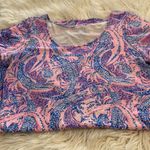 Lilly Pulitzer Pink & Blue Alligator & Pineapple Print Sheath Dress Photo 10