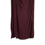 Reformation  Burgundy Frasier Crewneck Midi Dress Womens 22 Photo 3