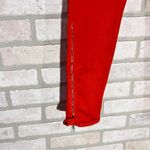 J Brand  for Intermix Fiery Red Skinny Ankle Zip Jeans Size 29 Photo 5