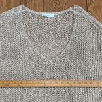Bryn Walker Loose Knit Sleeveless Tunic Sweater Cotton Linen Lagenlook Beach Photo 3