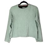 Horny Toad & Co Fleece Sweater Women's Green Outdoors Pullover Zip Arm Pocket Photo 0