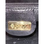 Gucci Vintage Black GG Canvas Crossbody Shoulder Bag Photo 9