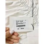 Bottega Veneta NWT Nylon Canvas High Waisted Ruched Mini Skirt White 34 / US 2 Photo 3