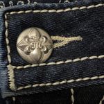 Miss Me Chloe Dark Indigo Boot Cut Jeans Wo size 29 bold stitching silver accent Photo 8