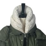 Avec Les Filles  Winter Coat Puffer Zip Pockets Olive Green Women’s Size Medium Photo 10