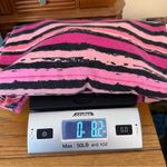 Blair  Shades of Pink Black Striped Shirt Women’s Size XL Short Sleeve Photo 6