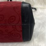 Brighton Mevelyn Red Canvas Tote with Leather Trim B30 Photo 8